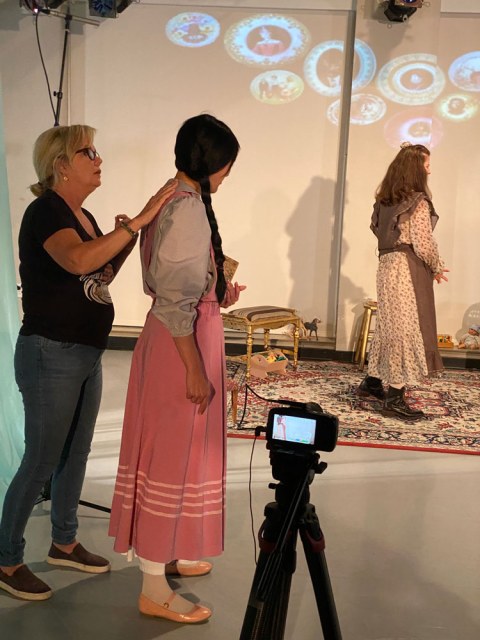 Moscow Nights Presents: Sketches from a Poet's Life - Created by Natasa Ramer, Starring Diana Shortes as Anna Akhmatova and Kathy Randels as Valya - videography by Sarah Rochis - Filmed at Tulane University, New Orleans, Louisiana