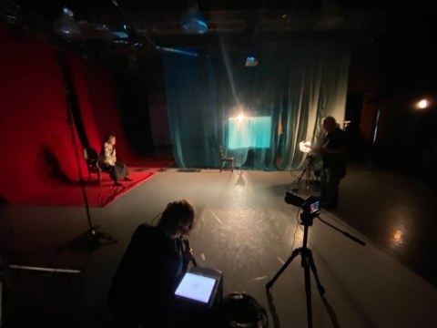Moscow Nights Presents: Sketches from a Poet's Life - Created by Natasa Ramer, Starring Diana Shortes as Anna Akhmatova and Kathy Randels as Valya - videography by Sarah Rochis - Filmed at Tulane University, New Orleans, Louisiana