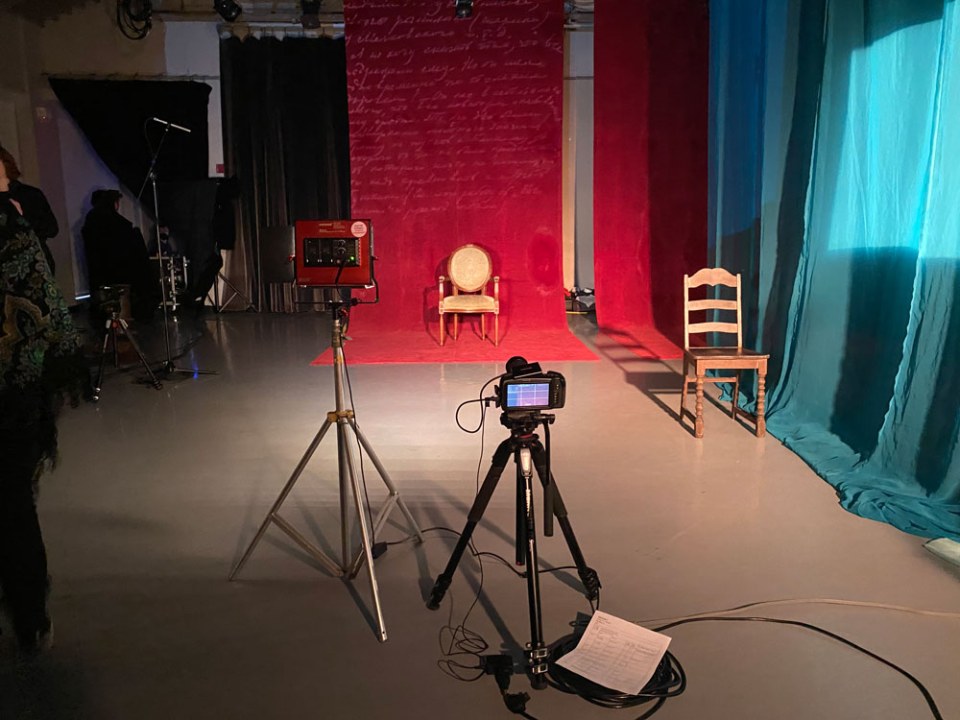 Moscow Nights Presents: Sketches from a Poet's Life - Created by Natasa Ramer, Starring Diana Shortes as Anna Akhmatova and Kathy Randels as Valya - videography by Sarah Rochis - Filmed at Tulane University, New Orleans, Louisiana