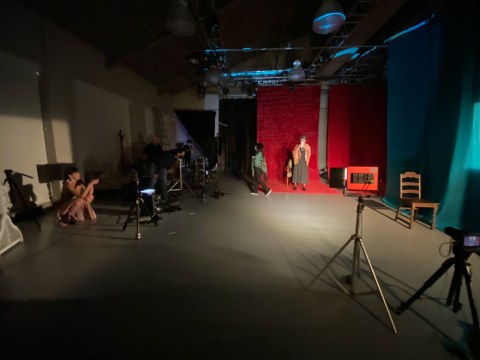 Moscow Nights Presents: Sketches from a Poet's Life - Created by Natasa Ramer, Starring Diana Shortes as Anna Akhmatova and Kathy Randels as Valya - videography by Sarah Rochis - Filmed at Tulane University, New Orleans, Louisiana