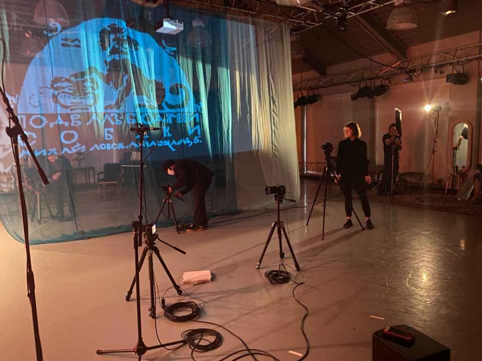 Moscow Nights Presents: Sketches from a Poet's Life - Created by Natasa Ramer, Starring Diana Shortes as Anna Akhmatova and Kathy Randels as Valya - videography by Sarah Rochis - Filmed at Tulane University, New Orleans, Louisiana