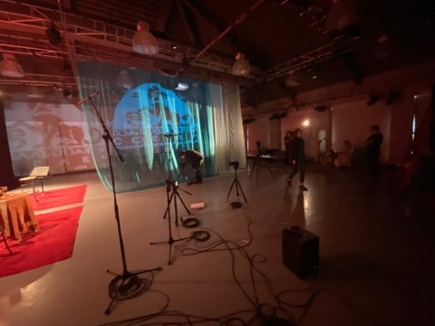 Moscow Nights Presents: Sketches from a Poet's Life - Created by Natasa Ramer, Starring Diana Shortes as Anna Akhmatova and Kathy Randels as Valya - videography by Sarah Rochis - Filmed at Tulane University, New Orleans, Louisiana